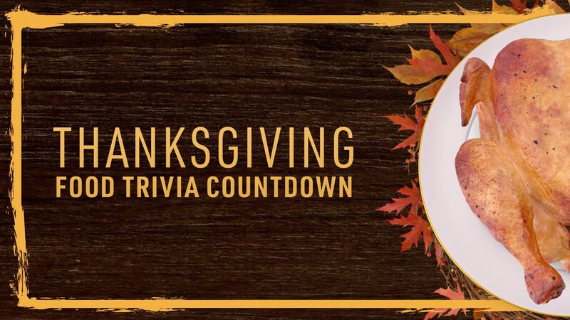 Thanksgiving Food Trivia Countdown